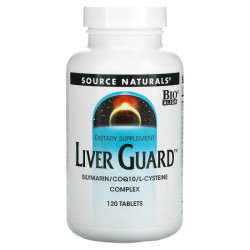 Підтримка печінки 120 таблеток, Source Naturals Liver Guard, підтримка здоров'я печінки