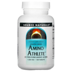 Амино спортсмен 1000 мг, Source Naturals Amino Athlete, 100 таблеток