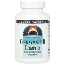 Вітаміни групи B коензимні, Source Naturals Coenzymate B Complex, льодяники смак апельсин 120 льодяників