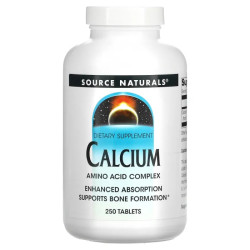 Кальций, Calcium Source Naturals, 250 таблеток