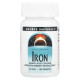 Залізо, Iron, Source Naturals, 25 мг, 100 таблеток