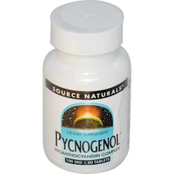 Пікногенол 100 мг, Source Naturals Pycnogenol, 60 таблеток