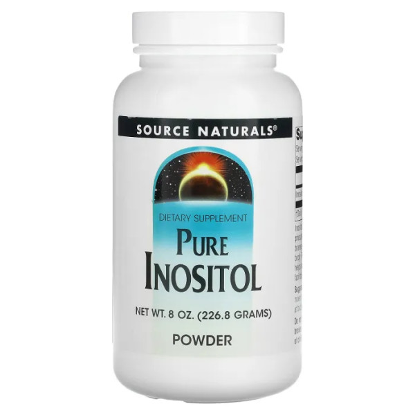 Інозітол, Pure Inositol, Source Naturals, порошок, 226,8 г