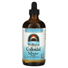 Колоїдне срібло 30 PPM, Source Naturals Colloidal Silver, 236.56 мл