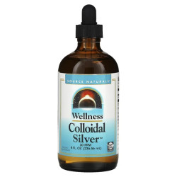 Колоїдне срібло 30 PPM, Source Naturals Colloidal Silver, 236.56 мл