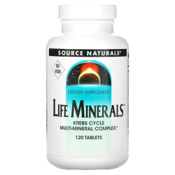 Мультимінерали без заліза, Life Minerals Multiminerals, 120 таблеток