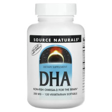 Рыбий жир DHA, Source Naturals Neuromins DHA, 200 мг, 120 капсул