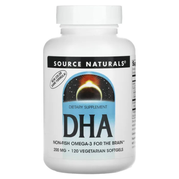 Риб'ячий жир DHA, Neuromins DHA, Source Naturals, 200 мг, 120 капсул