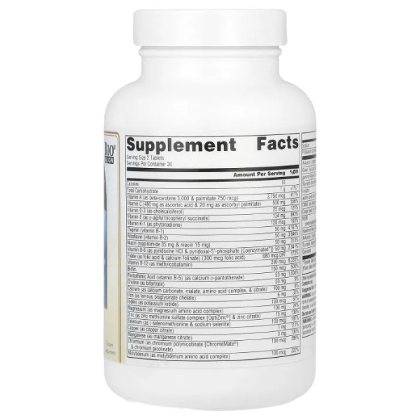 Мультивітаміни, Life Force® Multiple, Source Naturals, 60 таблеток