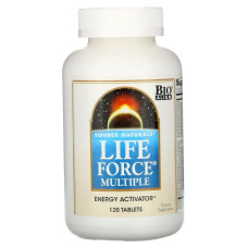 Вітамінний комплекс для енергії, Source Naturals Life Force Multiple, 120 таблеток