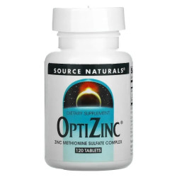 Цинк OptiZinc, Source Naturals OptiZinc, 120 таблеток