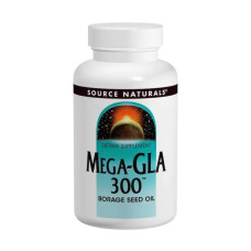 Масло огірника 300 мг, Source Naturals Mega-GLA 300, 60 капсул