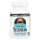 Селен, Selenium, Source Naturals, без дріжджів, 200 мкг, 60 таблеток