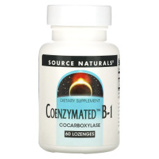 Тіамін, Source Naturals Coenzymated B-1, 60 таблеток