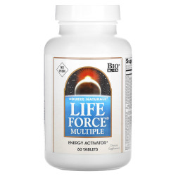 Баланс жизненных сил, Source Naturals Life Force Multiple, без железа, 60 таблеток