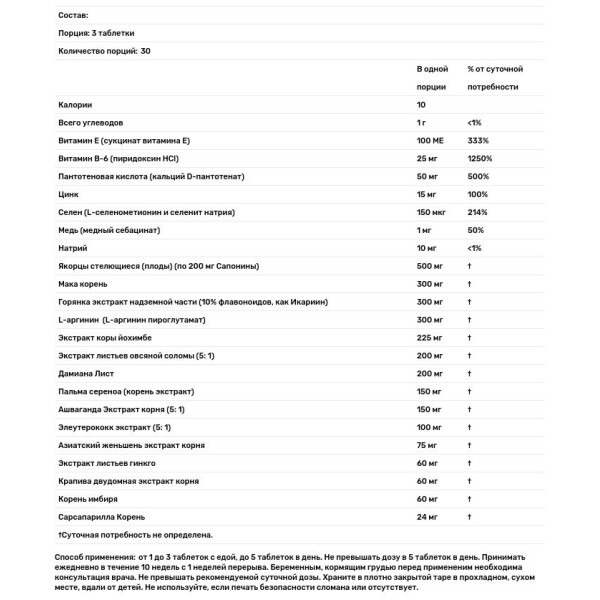 Мужской комплекс, Male Response, Source Naturals, 90 таблеток