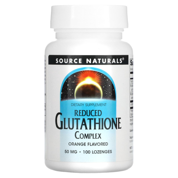 Глутатіон, Glutathione Complex, Source Naturals, 50 мг, 100 таб.