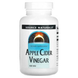 Яблучний оцет 500 мг, Apple Cider Vinegar Source Naturals, 90 таблеток