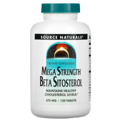 Бета ситостерол комплекс, Source Naturals Beta Sitosterol, 375 мг, 120 таблеток