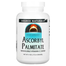 Аскорбіл пальмітат, Source Naturals Ascorbyl Palmitate, порошок, 113,4 г.