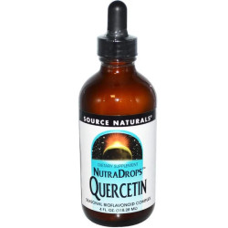 Кверцетин, рідкий, Source Naturals NutraDrops Quercetin, 118.28 мл
