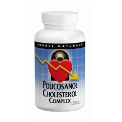 Поликозанол комплекс, Source Naturals Policosanol Cholesterol, 60 таб.