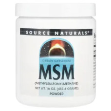 ЧСЧ порошок, MSM Powder Source Naturals, 453,6 г
