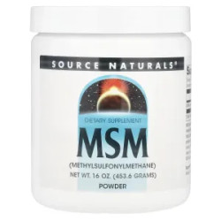 МСМ порошок, MSM Powder Source Naturals, 453,6 г