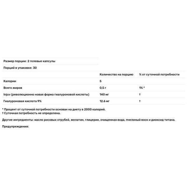 Гиалуроновая кислота, Hyaluronic Acid, Source Naturals, 70 мг, 60 капсул