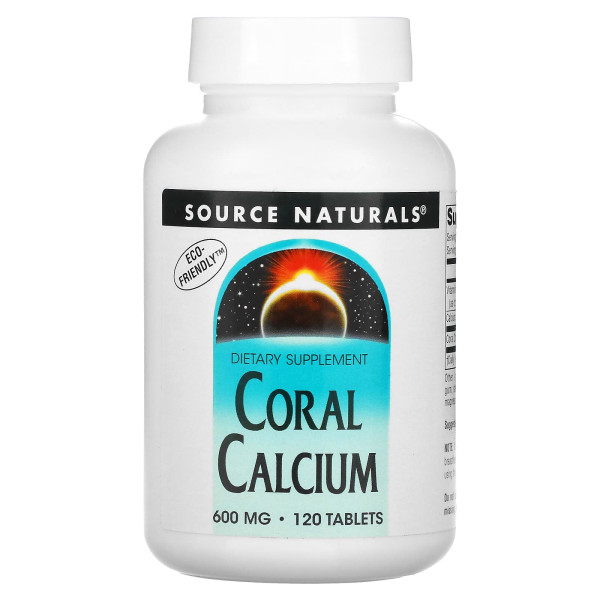 Кораловий кальцій, Coral Calcium, Source Naturals, 300 мг, 120 таблеток