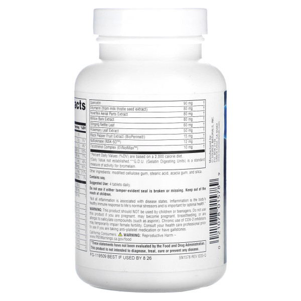 Інфлама Рест, Inflama-Rest, Source Naturals, 60 таблеток