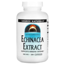 Эхинацея экстракт 500 мг Echinacea Source Naturals, 200 капсул