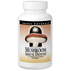 Імунний захисник, Source Naturals Mushroom Immune Defense, комплекс з 16 грибів, 120 таблеток