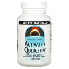 Кверцетин, Source Naturals Activated Quercetin, 100 капсул