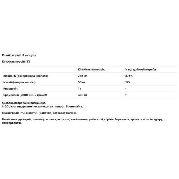 Кверцетин (Activated Quercetin), Source Naturals, 100 капсул