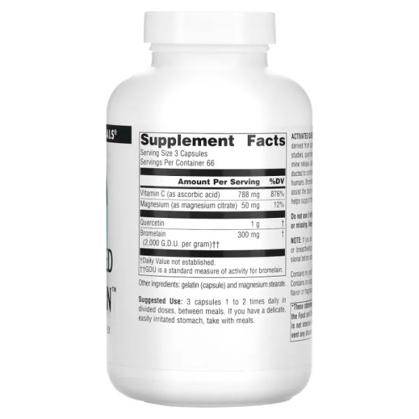 Кверцетин (Activated Quercetin), Source Naturals, 200 капсул