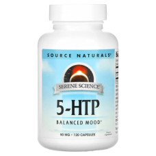 5-HTP 50 мг, 5-НТР Source Naturals, 120 капсул
