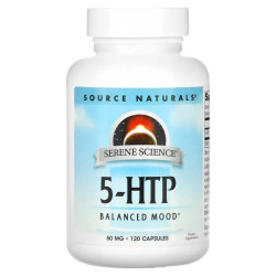 5-HTP 50 мг, 5-НТР Source Naturals, 120 капсул