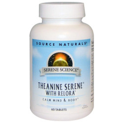 Л-Теанин, Source Naturals Theanine Serene, 60 таблеток