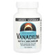 Хром і ванадій, Vanadium with Chromium, Source Naturals, 180 таблеток