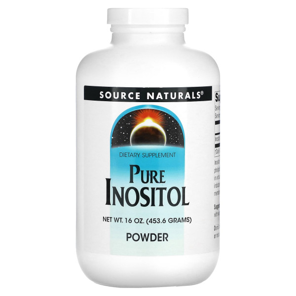Інозитол, Pure Inositol, Source Naturals, порошок, 453,6 г.
