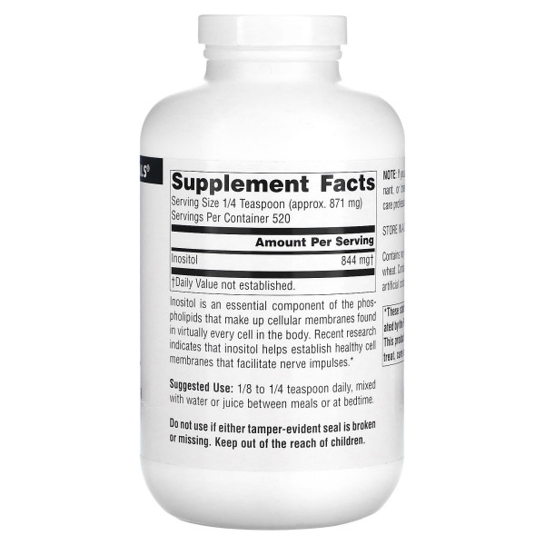 Інозитол, Pure Inositol, Source Naturals, порошок, 453,6 г.