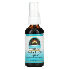Успокаивающий спрей для горла, Source Naturals Throat Spray, травяной, 59.14 мл.