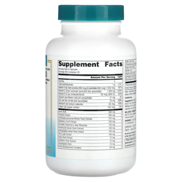 Підтримка імунітету, Advanced Immune Support, Source Naturals, Wellness Formula, 120 капсул