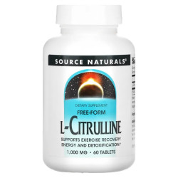 Цитрулін 2000 мг, Source Naturals L-Citrulline, 60 таблеток (1000 мг в таблетці)