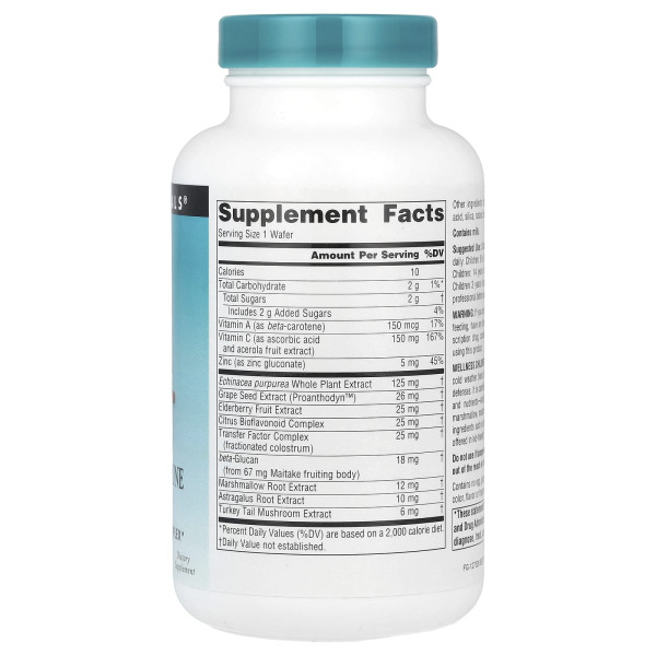 Імунний захист для дітей, Wellness Children's Immune Chewable, Source Naturals, смак ягід, 60 жувальних вафель