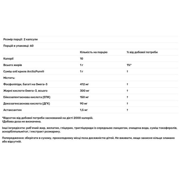 Масло криля, Krill Oil, Source Naturals, арктичне, 500 мг, 120 капсул