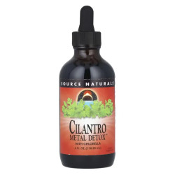 Детокс от тяжелых металлов, Source Naturals Cilantro Metal Detox With Chlorella, с хлореллой 118.28 мл