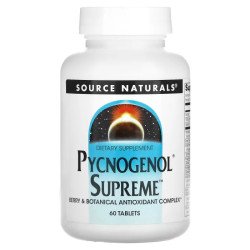 Пікногенол Сьюприм, Source Naturals Pycnogenol Supreme, 60 таблеток