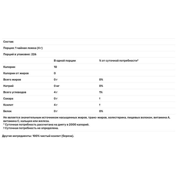 Ксиліт (підсолоджувач), XyliSmart, Source Naturals, 907 гр